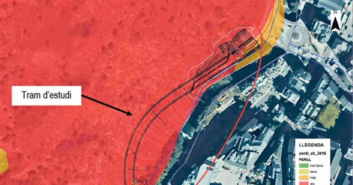 El risc de despreniments a la zona del vial és alt segons el Govern