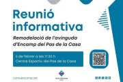 Cartell de la reunió informativa que es farà demà al Pas