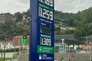 El preu dels carburant a una gasolinera de la Seu d'Urgell.
