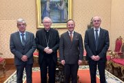 Baró, Parolin, Espot i Àlvarez, a la Santa Seu.