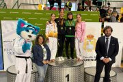 Inés Chevalier amb la medalla de bronze, aquest cap de setamana a Ourense