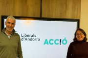 Marc Magallon i Cristina Rico van tancar l’acord d’Acció i Liberals.