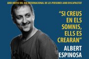 Cartell de la conferència d'Albert Espinosa.