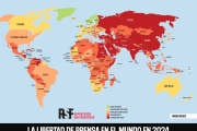 Mapa mundial del rànquing de llibertat de premsa