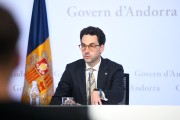 Guillem Casal en la roda de premsa d’ahir.