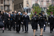 Joan-Enric Vives i Xavier Espot a l'acte central de la festivitat