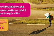 Anunci de la promoció de roaming mensual 5G