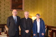 Visita del rector i la gerenta al Copríncep episcopal