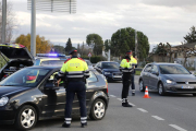 Un control dels mossos d’esquadra.