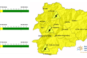 Avís groc des de la tarda fins la matinada