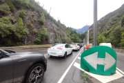 Retencions a causa dels talls al túnel de Pont Pla