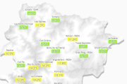 Mapa de temperatures