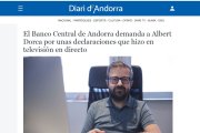 Imatge d'una de les notícies falses i manipulades que s'atribueix al Diari d'Andorra