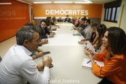 L'Executiva de Demòcrates reunida aquesta tarda