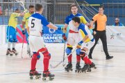 Els jugadors de la selecció celebrant un gol.