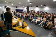 assemblea del personal del SAAS en una reunió