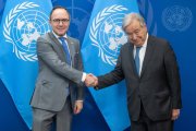 Espot i el secretari general de l’ONU.