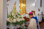 El Bisbe coadjutor, Josep-Lluís Serrano Pentinat, a la missa de Fàtima