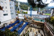 Construcció dels habitatges socials al carrer del Pessebre