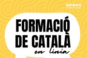 Cartell de les formacions de català que promou Encamp