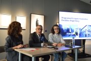 Anna Allué, Valentí Closa i Aurora Baena han presentat la programació dels espais museístics de la parròquia.