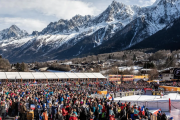 Les altes temperatures van obligar a suspendre dos descensos a Chamonix.