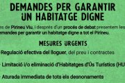 Demandes a la manifestació de Pirineu Viu