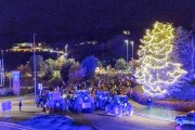 Els manifestants tallant els accessos a Andorra