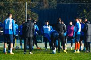 L’equip es va entrenar a Abegondo, a la Corunya.