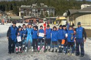 L’equip del club desplaçat a Pyrénées 2.000.