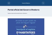 Imatge de la nova web del Govern