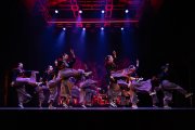 Un moment de l’espectacle d’ahir.