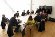 La reunió entre els representants de Govern i la Generalitat de Catalunya a l'aeroport de la Seu aquest matí