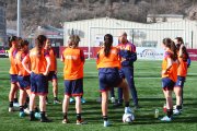 Entrenament de la selecció abans de marxar a Geòrgia.