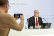 Ramon Lladós durant la roda de premsa de presentació de l'estat dels comptes de 2024
