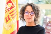 La presidenta parlamentària del PS, Judith Casal, al seu despatx del Consell General