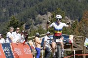 Lorelei Torres celebra el quart lloc a la prova de BTT dels Jocs avui a Pal