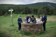 Signatura del memoràndum al coll d’Ordino.