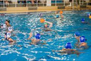 un moment del 1r Open Andorra de Waterpolo Escolar.