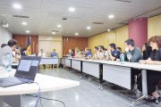 Els representants dels funcionaris en la passada reunió.