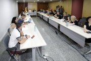 Reunió entre el Govern i la plataforma sindical.
