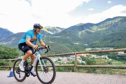 Joan Verdú fa els últims esforços abans d’arribar a meta.