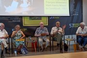 Un moment de l'acte de commemoració de la creació de la llicenciatura de català a la Universitat de Perpinyà, amb Antoni Ubach entre els ponents.