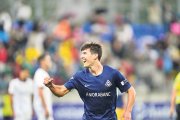 Marc Domènech va anotar el segon gol dels tricolors.