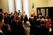 Carles Ensenyat durant el discurs