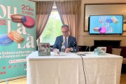 L'ambaixador francès a Andorra, Nicolas Eybalin, durant la presentació de la temporada cultural