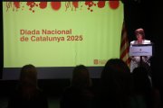 La delegada catalana a Andorra, Anna Vives, durant l'acte