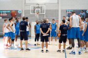 L’equip va entrenar ahir al pavelló Joan Alay.