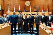 Els participants de l'edició d’enguany de la Conferència de presidents de parlaments de Petits Estats d'Europa.Cambra de representants de Xipre