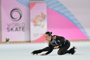 Brenda Luque durant la seva actuació.